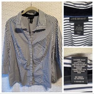 Lane Bryant Button Front Blouse size 20